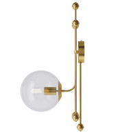 Настінне бра Cari, арт. 20106 Прозорий 20 см