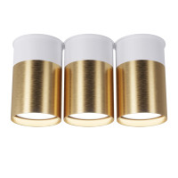 Точковий спот BP Black/White Gold трійний, арт. 25606 Золотий/білий 2