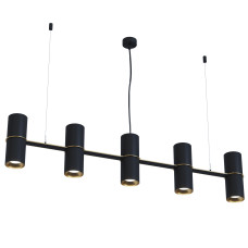 Люстра BINO 9M, арт. 29184 Золотий/чорний