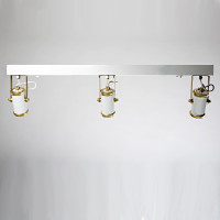 Люстра стельова 3Spots, арт. 3255 Золотий/білий