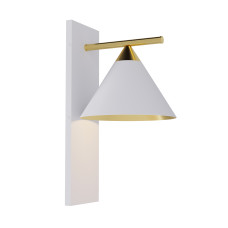 Настінний світильник, бра SC арт. 23847 Золотий/білий