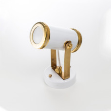 Настінне бра - спот Tube, арт. 2060 Золотий/білий