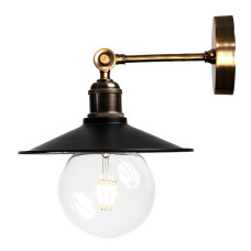 Настінне бра стальне, арт. 333 Чорний