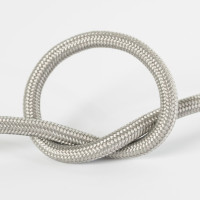 Провід в тканинній обмотці світло-сірий, арт. 243.