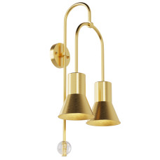 Настінний світильник, бра ARCH арт. 9302 Золотий 2 шт