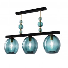 Люстра Geometric Colorglass, арт. 12101 Блакитний 2