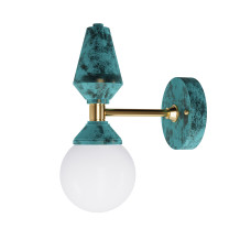 Настінне бра Dome №4 арт. 6257 Зелений