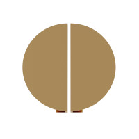 Меблева ручка № 7 "Brass Ring", арт. 23780 15 см