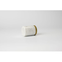 Меблева ручка Marmoris, арт. 31453 Золотий/білий