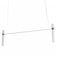 Люстра Tube chandelier, арт. 5299 Золотий/білий 200 см