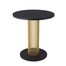 Стіл з латуні Cari, арт. 18194 Золотий/чорний