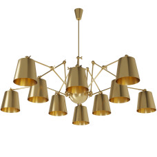Люстра Spider 10 Brass Edition, арт. 21915