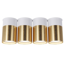 Точковий спот BP Black/White Gold на 4 лампи, арт. 25624 Золотий/білий 2