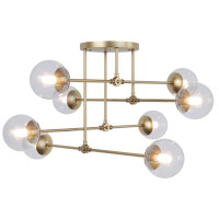 Люстра Alberto, арт. 26240 Золотий Прозорий