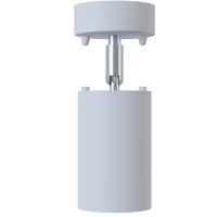 Точковий поворотний світильник арт. 31609 Срібний/білий Україна