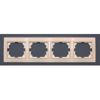 Рамка Valeso РК-1004 4-секційна крем