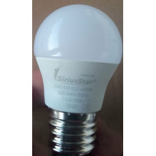 Світлодіодна лампа SIRIUSSTAR 3305 G45 crystal 6W-4000K-E27