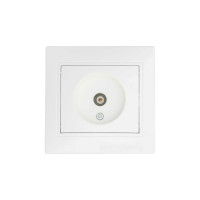 Розетка Valeso BW-2009 1-на телевізійна біла