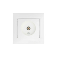 Розетка Valeso BW-2009 1-на телевізійна біла