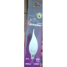 Світлодіодна лампа SIRIUSSTAR 3301 СA37 tail crystal 6W-4000K-E14