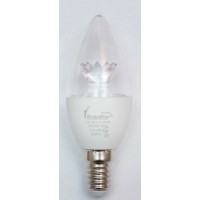 Світлодіодна лампа SIRIUSSTAR 3303 С37 crystal 6W-4000K-E14