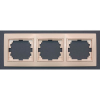 Рамка Valeso РК-1003 3-секційна крем