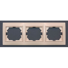 Рамка Valeso РК-1003 3-секційна крем