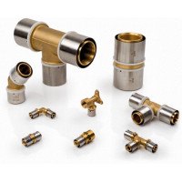 Кут 16х1/2" з внутрішньою різьбою Valsir прес 2.25 Італія