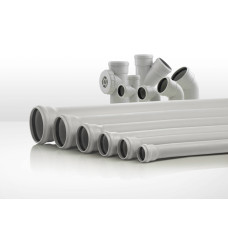 Труба безшумна для каналізації Ø 58х500 мм Valsir Італія