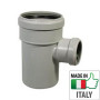 Трійник перехідний Ø 78х58 87° для безшумної каналізації Valsir Італія