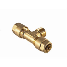 Трійник ø 20х1/2" з зовнішньою різьбою Valsir 2.5 (Італія)