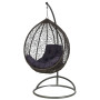 Крісло-гойдалка Кокон, антрацит