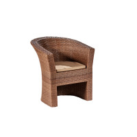 Крісло із штучного ротангу Родзинка, табако