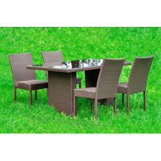 Садовий комплект Грація Мідл, коричневий