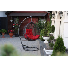 Крісло-гойдалка Кокон, антрацит