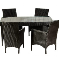 Садовий комплект Монако Мідл, чорний