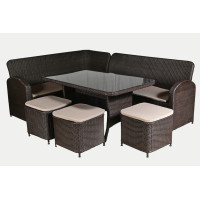 Садовий комплект Глорія, коричневий