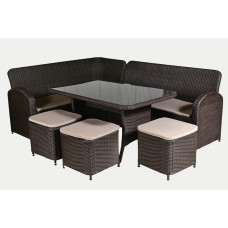 Садовий комплект Глорія, коричневий