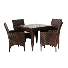 Садовий комплект Монако Мідл, коричневий