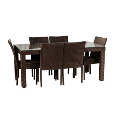 Комплект меблів Каліфорнія, коричневий