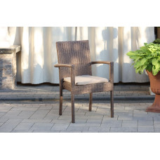 Крісло із штучного ротангу Класік, табако