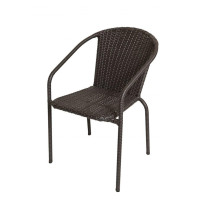 Стілець із штучного ротангу Космея, антрацит