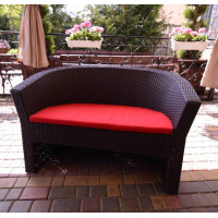 Диван із ротангу Родзинка, чорний