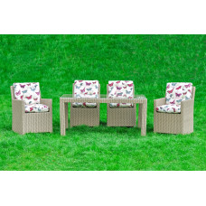 Комплект меблів Ліворно Максі, бежево-коричневий