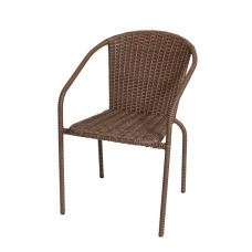 Стілець із штучного ротангу Космея, табако