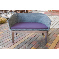 Диван з ротангу Андора, сірий