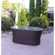 Стіл з ротангу Родзинка коричневий, 98*52*44