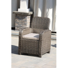 Крісло із штучного ротангу Амелія, мигдаль