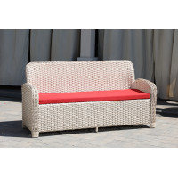 Диван з ротангу Амелія, айворі