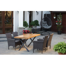 Садовий комплект Монако Преміум, коричевий